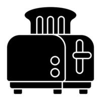 A unique design icon of toaster vector