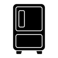 Vector design of fridge, solid icon