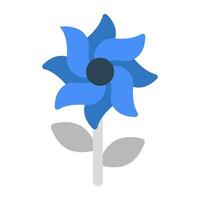 Modern design icon of flower vector