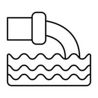 Premium download icon of wastewater vector