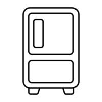 Vector design of fridge, flat icon