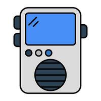 Perfect design icon of audio recording device vector