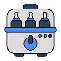 An icon design of sterilizer vector