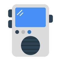 Perfect design icon of audio recording device vector