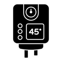 An icon design of geyser vector