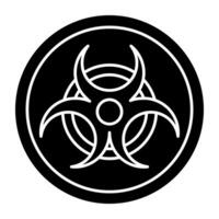 Trendy vector design of biohazard sign