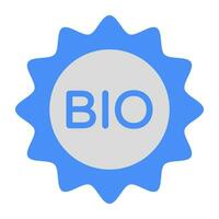 An icon design of bio vector