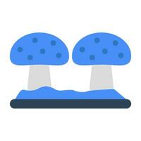 Modern design icon of mushroom vector