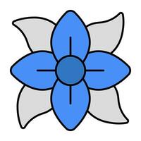 Modern design icon of flower vector