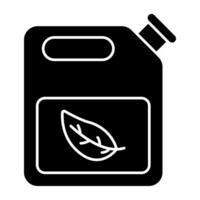 Modern design icon of eco diesel can vector
