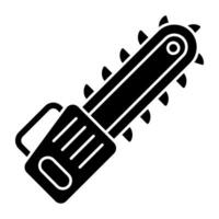 Editable design icon of cutting blade vector