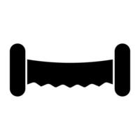 An icon design of stretching tool vector