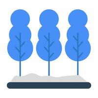 Modern design icon of tree vector