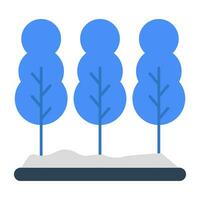 Modern design icon of tree vector