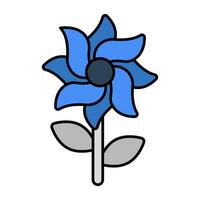 Modern design icon of flower vector