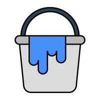 A perfect design vector of paint bucket