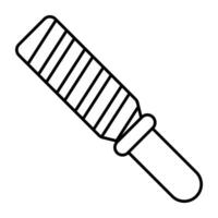 Trendy vector design of chisel