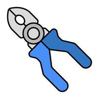 Creative design icon of plier vector