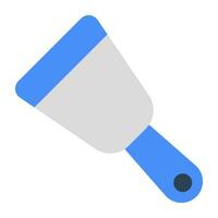 Vector design of trowel, linear icon