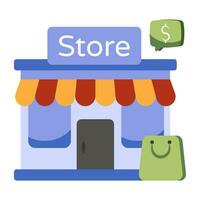 Perfect design icon of online shop vector