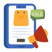 Perfect design icon of online shop vector