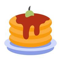 A perfect design icon of cake vector