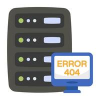 un vector de diseño creativo de error 404