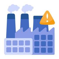 Perfect design icon of factory building vector