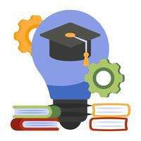 Perfect design icon of academic idea vector