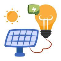 Perfect design icon of solar idea vector