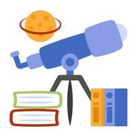 Modern design icon of space study vector
