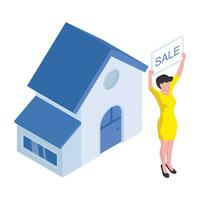 Premium download illustration of home for sale vector