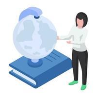 Perfect design illustration of global learning vector