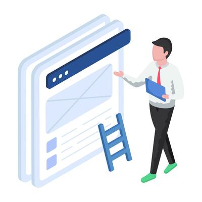 Premium download illustration of web wireframe