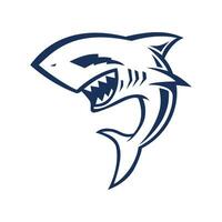 shark logo concept sport game vector