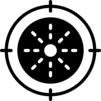 solid icon for center vector