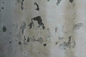 White concrete wall and ceiling background in the corner of the indoor room photo