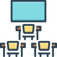 color icon for elementary vector
