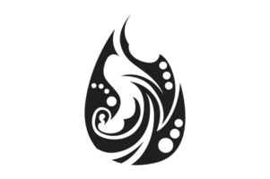 Black Tribal Tattoo With Transparent Background png