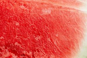 Delicious red seedless watermelon, close-up. Summer time concept photo