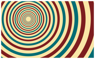 Retro Vintage Circle Wave Background png