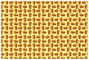 Food -Hamburger Pattern Background png