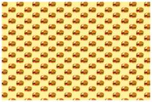 Food -Hamburger Pattern Background png