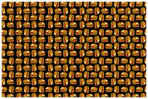 Food -Hamburger Pattern Background png