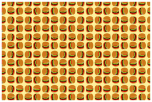 Food -Hamburger Pattern Background png