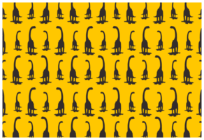 dier - dinosaurus silhouet patroon achtergrond png