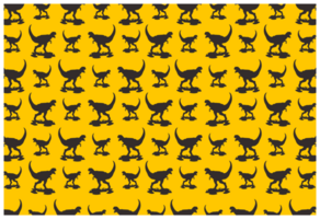 Animal - Dinosaur Silhouette Pattern Background png