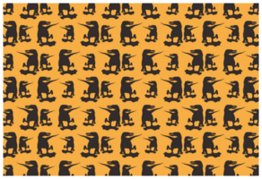 Animal - Dinosaur Silhouette Pattern Background png