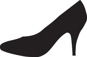 High heel icon vector isolated on white background