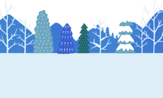 forest in the winter png